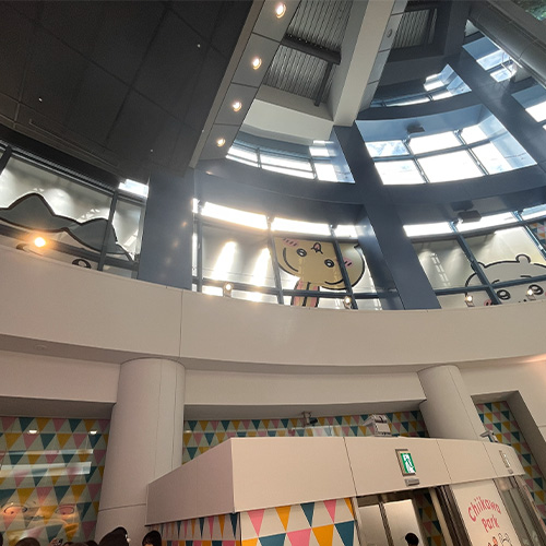 窓から見えるちいかわたち